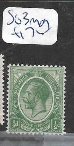 SOUTH AFRICA  (PP1701B) KGV 1/2D  SG 3  MOG