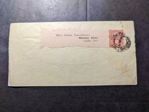 Paraguay Cover to Buenos Aires Argentina German Transatlantic Bank