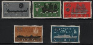 NORWAY, 382-386, MNH SET