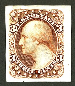 U.S. #184-E5b THIN IN CENTER