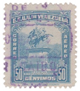 VENEZUELA STAMP 1944 SCOTT # C152. CANCELLED. # 3
