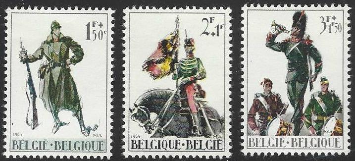 Belgium #B757-B759 MNH Full Set of 3