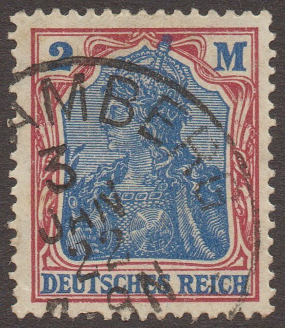 Germany Germania 2 Mk Deutsches Reich Weimar Republic stamp SG151 1920