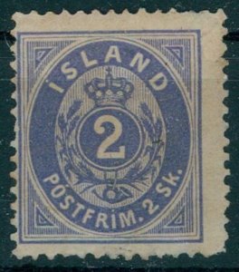 ICELAND, Number 1 UNUSED, F/VF