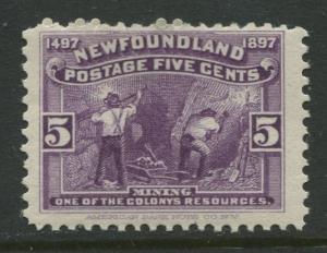 Newfoundland - Scott 65 - Definitive Issue -  MNH - Single 5c Stamp