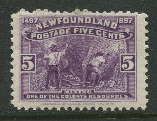 Newfoundland - Scott 65 - Definitive Issue -  MNH - Single 5c Stamp