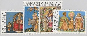 LIECTENSTEIN #610-3 MINT NEVER HINGED COMPLETE