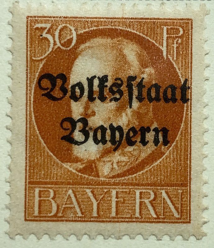 AlexStamps BAVARIA #143 VF Mint 