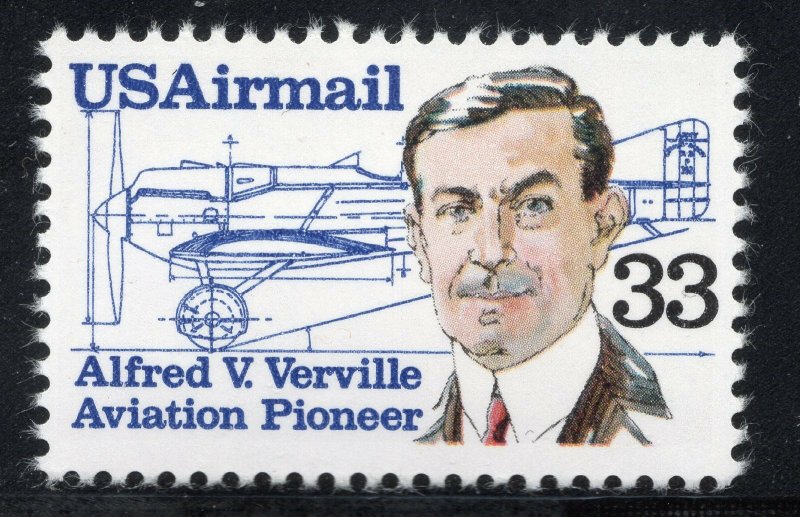 C113 * ALFRED V VERVILLE *  U.S. Postage Stamp Mint  (A)