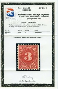 US SCOTT #J47, Mint-VF-OG-LH PSE Certificate (DFP)