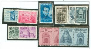 Ecuador #C263/C270-C276/C321a Unused Single (Complete Set)