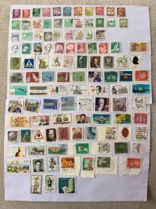 German 100+ stamps - Lot N