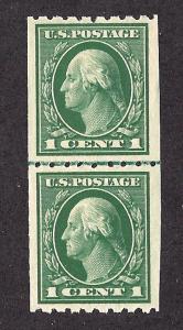 410 Mint,OG,NH... Line Pair... SCV $65.00