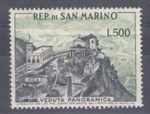 1958 San Marino, No. 475 - 500 Lire Grey and Green - MNH**