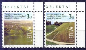 Lithuania 2010 UNESCO Archaeology Kernave Mi. 1045/6 MNH