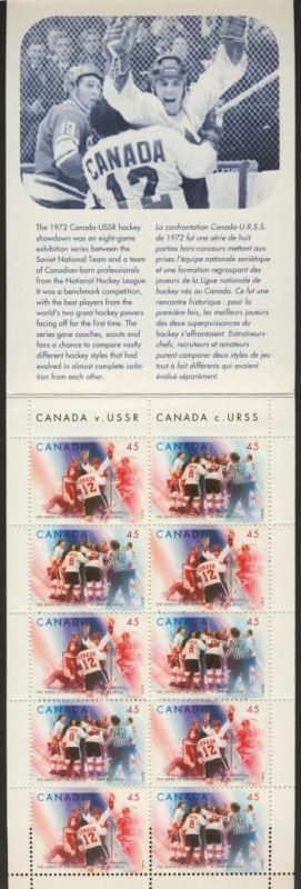 Canada 1660a BK201b MNH Sports, Series of the Century, Ice Hockey