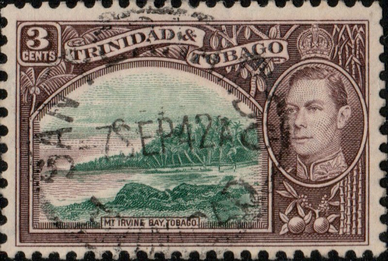 TRINIDAD & TOBAGO - 1942 -  SAN FERNANDO / TRINIDAD  circle DS on SG248a