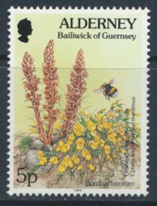 Alderney  SG A64  SC# 74  Flowers   MNH  see scan