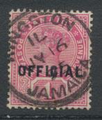 Jamaica  SG O4  - Used   Opt OFFICIAL   -  see scan and details