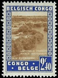 BELGIAN CONGO   # B26d MH SINGLE FROM SOUVENIR SHEET (1)