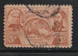 US 1948 Cent of establishment of Oregon Trail Sc 964 Used A1824