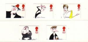 Great Britain Sc 1809-3 1998 Comedians stamps NH