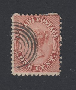 Canada #14-1c Victoria Stamp; #14-1c Used Fine+ Guide Value = $61.00