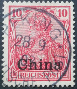 German Post Offices in China 1901 Ten Pfennig with PEKING postmark