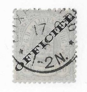 Luxembourg Sc #033  10c grey used VF