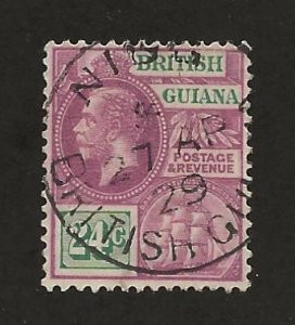 BRITISH GUIANA SC# 197   FVF/U