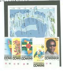 Dominica #622-627  Single (Complete Set)