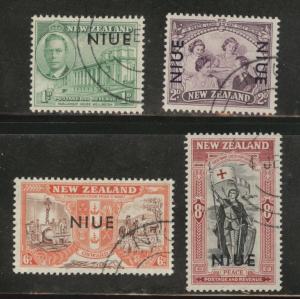 Niue Scott 90-93 Used set