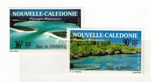 New Caledonia Sc C224-5 MNH Set of 1990 - Views of Nature - HJ06