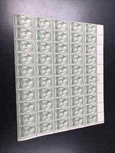 US 747 Zion 8 Cents Sheet Of 50 Mint Never Hinged - Very Fine