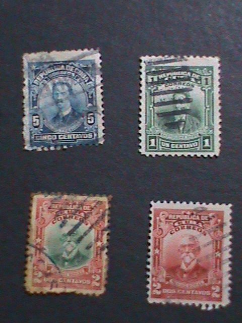 ​CUBA- VERY OLD CUBA STAMPS FAMOUS PEOPLE USED- VF  WE SHIP TO WORLD WIDE.