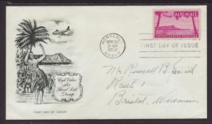 US C46 Diamond Head,HI Artmaster Pen FDC