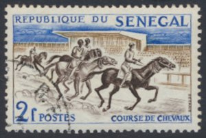 Senegal  Republic   SC# 204  CTO  Horse Race see details/scans 