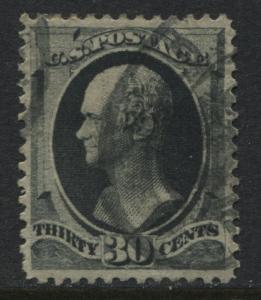 USA 1873 30 cent Alexander Hamilton grey black Very Fine used (JD)