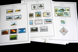 COLOR PRINTED GERMANY 2011-2020 STAMP ALBUM PAGES (89 illustrated pages)