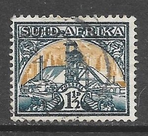 South Africa 52b: 1.5d Gold Mine, used, F-VF