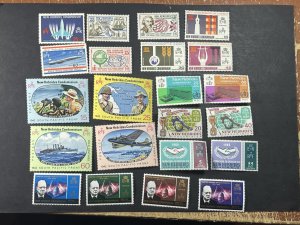 NEW HEBRIDES (BRITISH) # 110-131-MINT/HINGED--8 COMPLETE SETS--1965-68