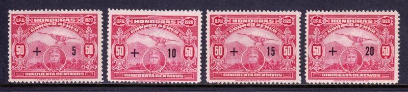 Honduras - Scott #CB1-CB4 - MH - See description - SCV $3.70