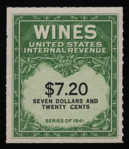 #RE160 $7.20 Wines, Mint NGAI NH [1] **ANY 5=FREE SHIPPING**