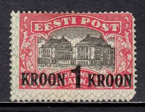 Estonia - Scott #105 - MNG - Rnd. corners at right - SCV $12