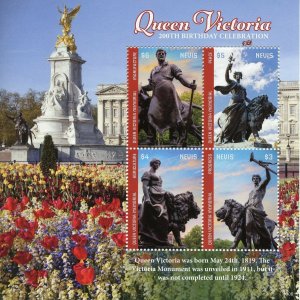 Nevis 2019 MNH Queen Victoria 200th Birthday 4v M/S II Royalty Stamps