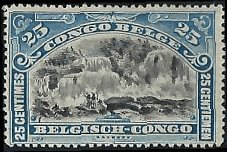 BELGIAN CONGO #49 USED (7)