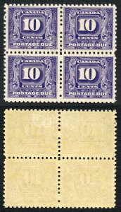 Canada SGD13 10c Block of Four 2 x U/M (MNH) Unitrade Cat 1280++