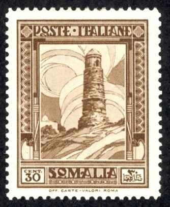 Somalia Sc# 144 MH 1932 30c dark brown Definitives
