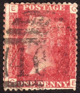 1864, Great Britain, 1p, Used, Sc 33, Sg 43, Plate 120