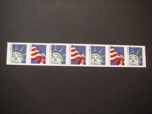 Scott 4490-1 or 4491a, Forever Liberty & Flag, PNC7 #V111111, P/V, MNH Coil